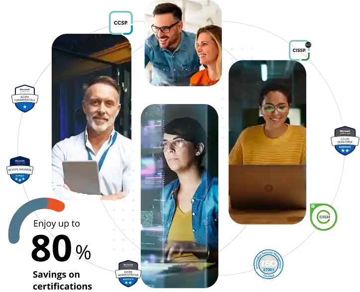 Save up to 80% on IT courses and certifications