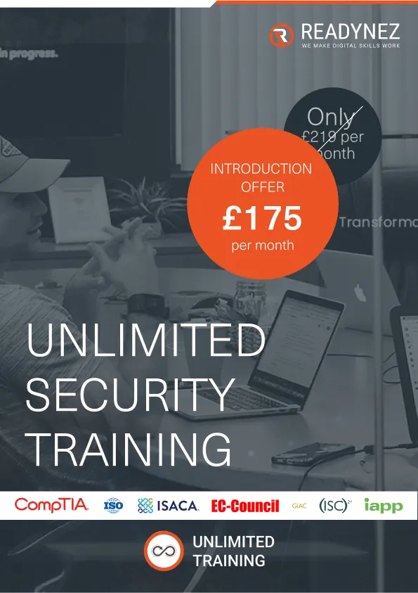 Unlimited Security Training Cover Introduction EN GBP